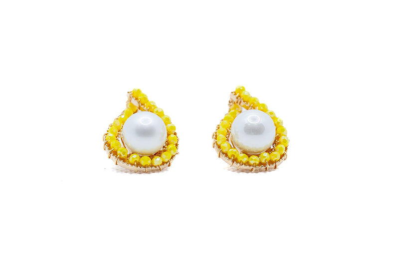 Eggnest of the Pearl Earrings