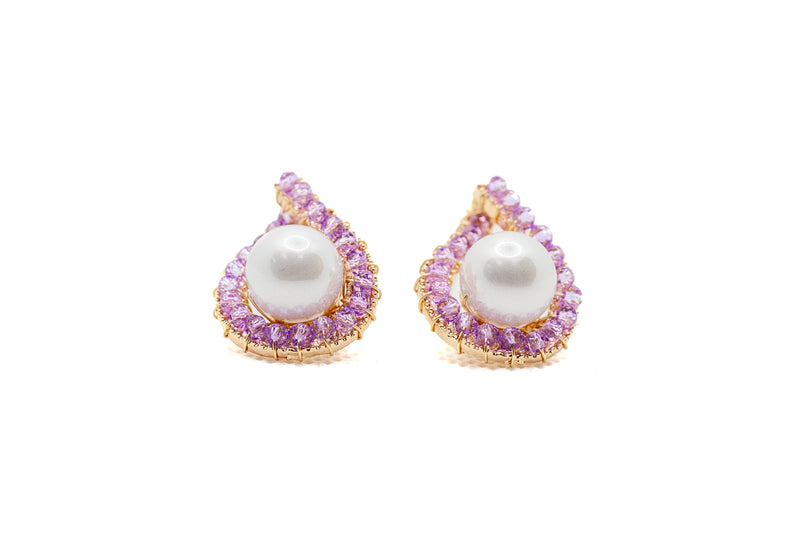 Eggnest of the Pearl Earrings