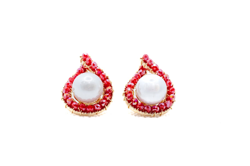 Eggnest of the Pearl Earrings