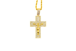 On The Cross Motif Men's Necklace