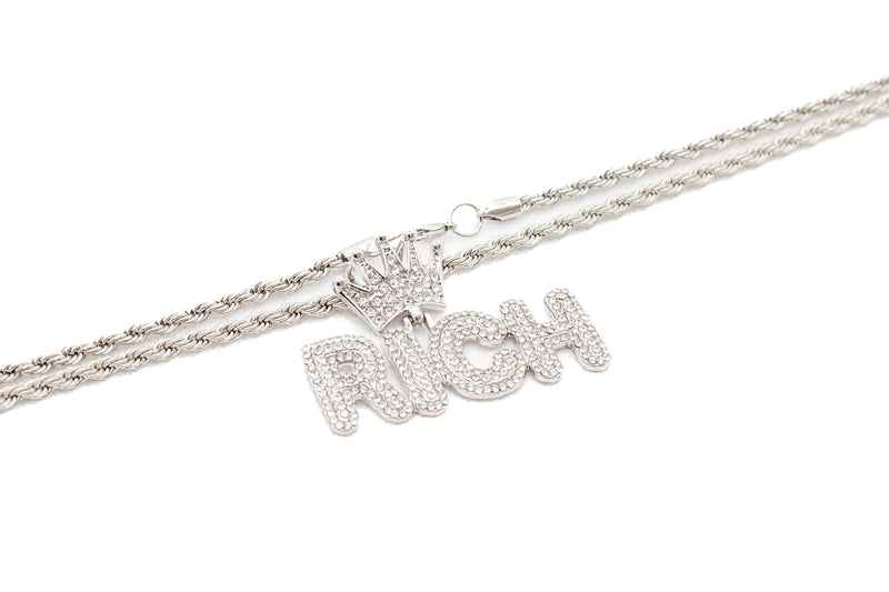 Embossed "RICH" chain