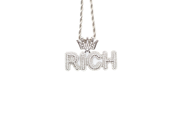 Embossed "RICH" chain