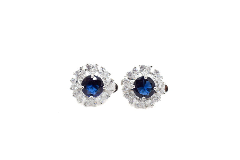 Sunflower zircon earrings