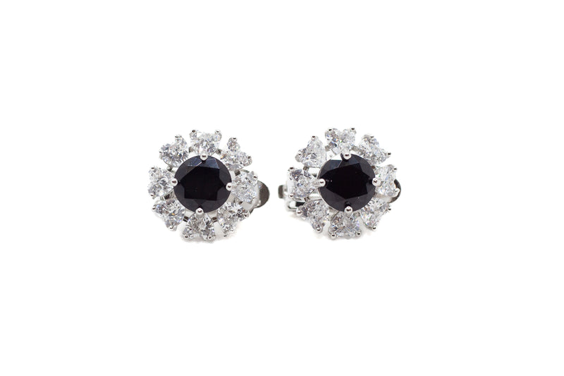 Sunflower zircon earrings