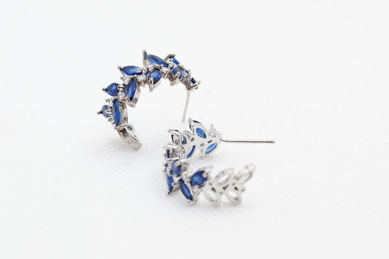 Leaf Vine Earring Hoops