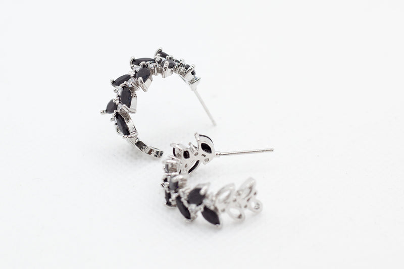 Leaf Vine Earring Hoops