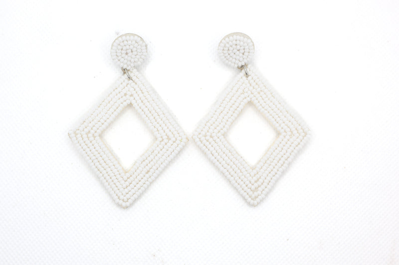 Bohemian Fashion Mini Beads Weaving Kite Earring Drops