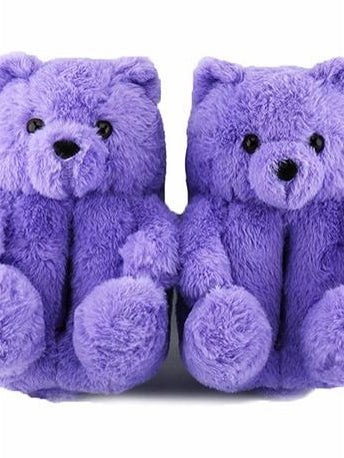 Teddy bear slippers