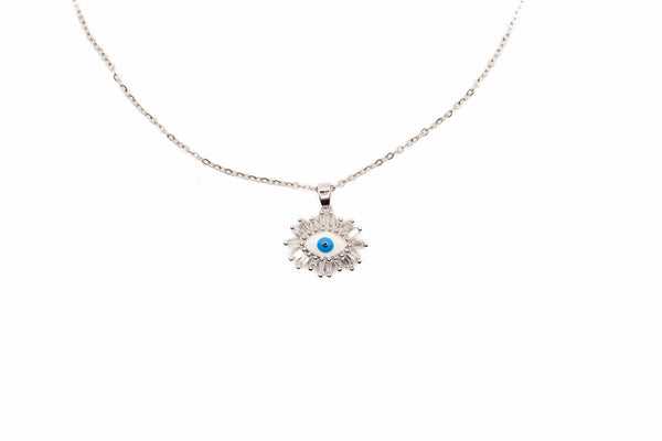 Stylish Evil Eye Design Pendant Chain