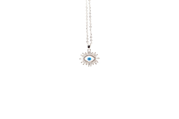 Stylish Evil Eye Design Pendant Chain