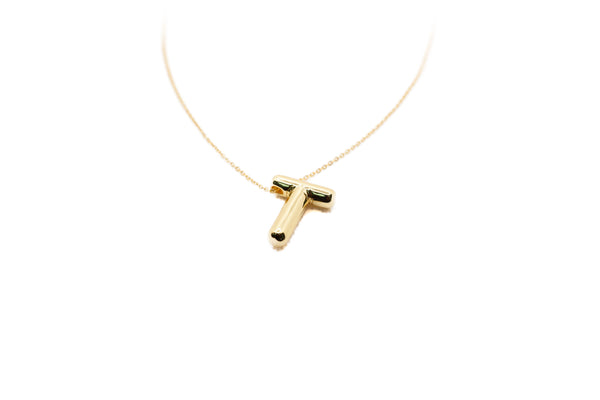 Alphabet Pendant Necklace - T