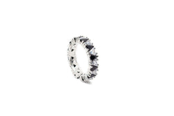 Black Star Zircon  Ring