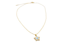 Zirconia Star Charm Necklace