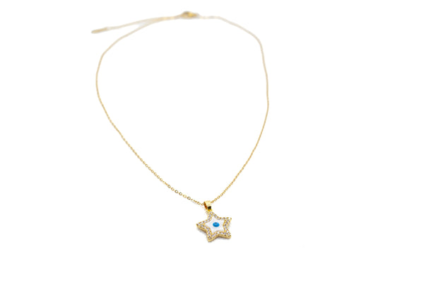 Zirconia Star Charm Necklace