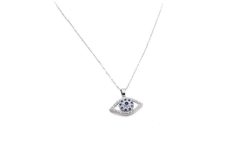 Evil Eye Stainless Steel Necklace