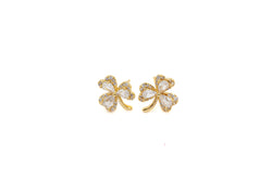 Three Leaf Clover Small Stud Earrings