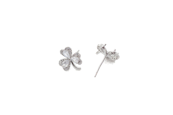 Three Leaf Clover Small Stud Earrings